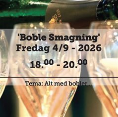 Boblesmagning fredag d. 4 september 2026 - slikforvoksne.dk